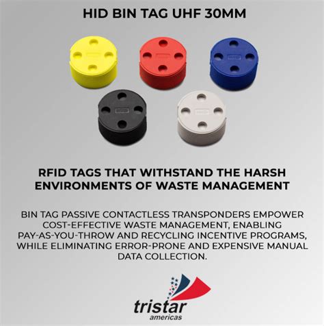 rfid trash tag|hid rfid bin tag.